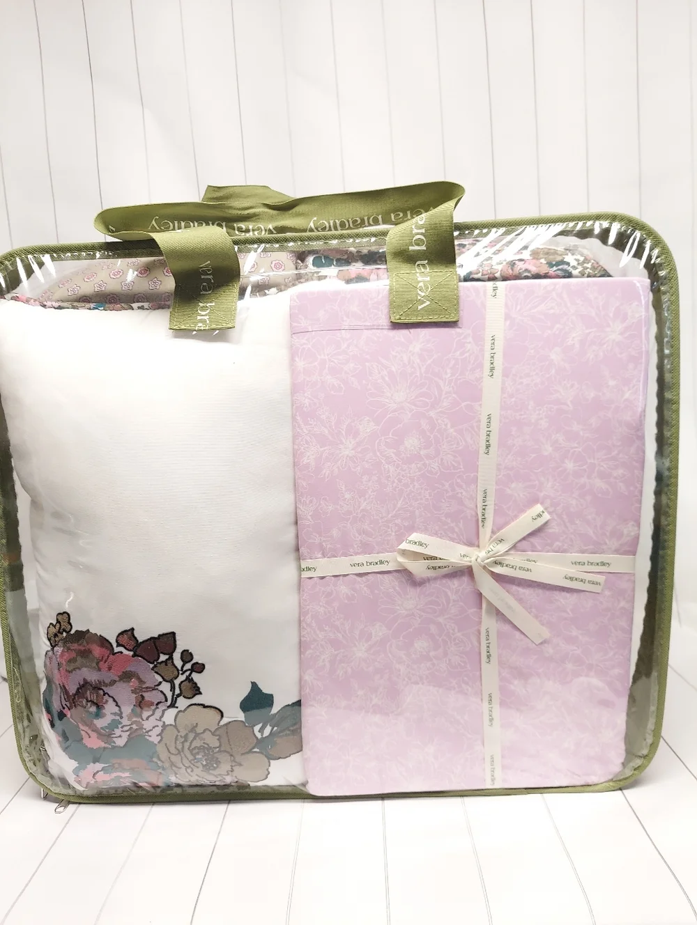 Vera Bradley 6 piece TWIN Reversible comforter set new